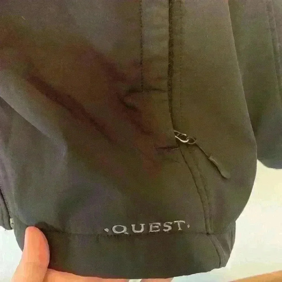 Black Quest jacket sz XL spring fall lightweight comfy water resistant - Picture 3 of 6